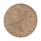 Maya Backless Swivel Counter Stool with Seagrass Seat