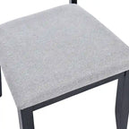 Slat Back Wood Dining Chairs Set of 4