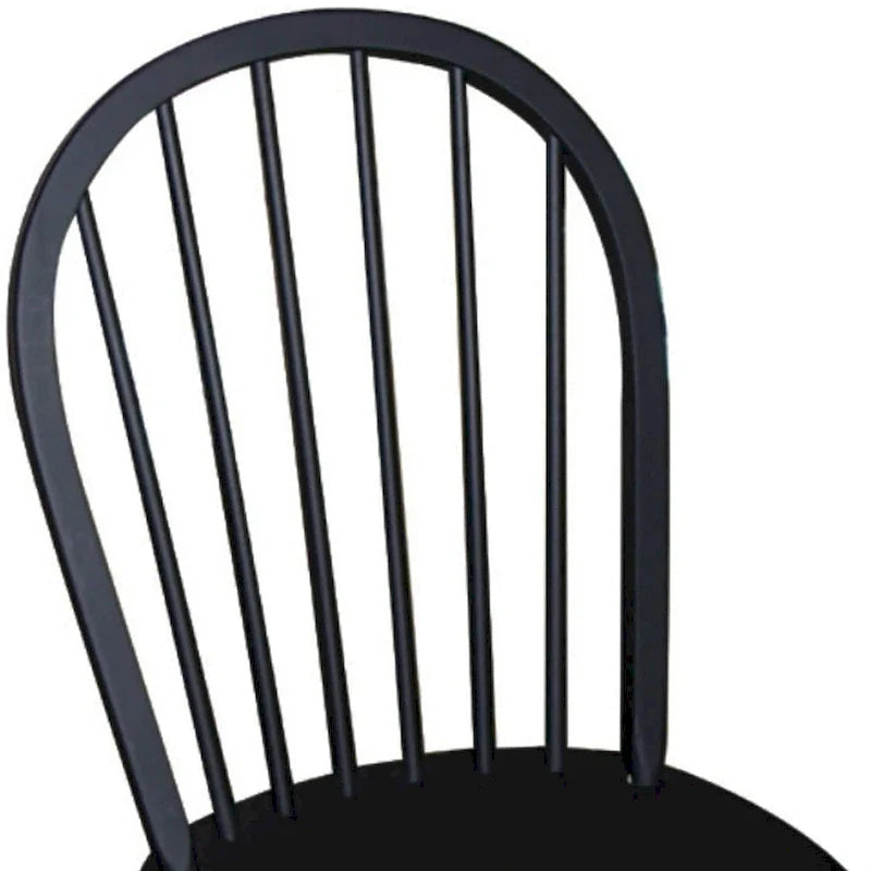 International Concepts Solid Wood Windsor Spindle Back Dining Chair
