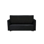 Modern Velvet Futon Loveseat with Reclining Backrest & Pockets, Seats 2 鈥?Dark Gray / Light Gray / Blue / Black