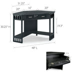Leick Home Mission Corner Writing Desk