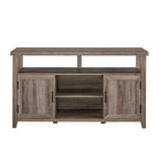 Middlebrook 58-inch Groove Door Highboy TV Stand