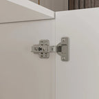 Modern Freestanding Solid Wood Wardrobe Closet With Storage Shelves
