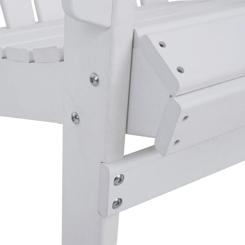 Outdoor Folding Adirondack Chair Patio Chair with Cup Holder