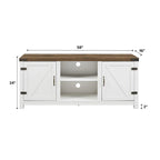 Middlebrook Firebranch 58-inch Barn Door TV Stand