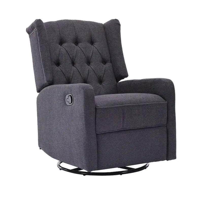 Multi-gear adjustable lounge chair 360 degrees full rotation rocking chair