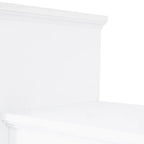 Entertainment Wall Unit with Bridge, Tempered Glass Doors for TVs Up to 70