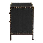 Laura Vintage Canvas End Table Trunk