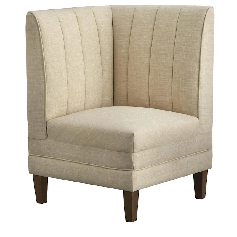 Lifestorey Kerrington 3-Piece Channel Back Upholstered Banquette Set