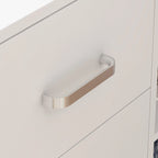 White Reversible L Shape Desk Rotating Desk Working Desk Computer