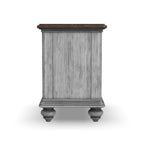 Plymouth Brown Wood Chairside Table by Flexsteel - 16 x 23 x 23