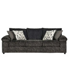 Roundhill Furniture Nason Wide Wale Corduroy Sofa and Loveseat Set