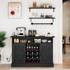 Moasis 52 Buffet Cabinet Farmhouse Coffee Bar Cabinet