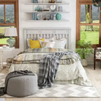 Furniture of America Amanda Traditional Slatted Full Size Platform Bed