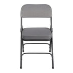 Hampden Furnishings Bernadine Collection Deluxe Fabric Padded Folding Chair, Pack of 2