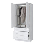 Prescott Armoire - White