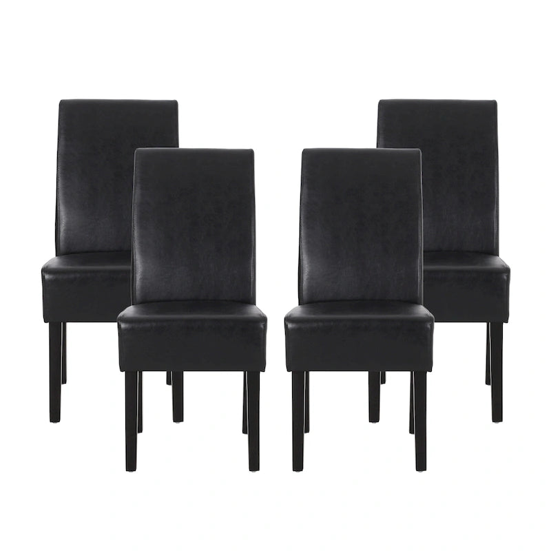 Pertica Patterned Upholstered Dining Chairs (Set of 4) by Christopher Knight Home